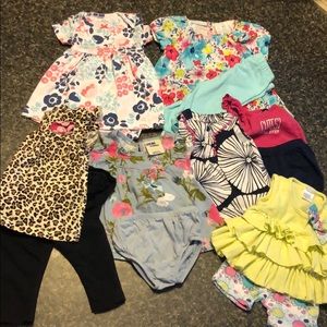 Lot of 6 girls outfits 3 month
